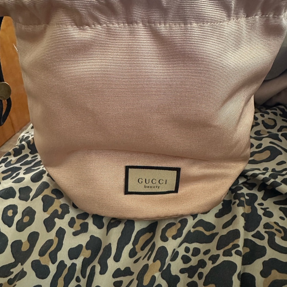 Gucci Blush Pink Drawstring Bag